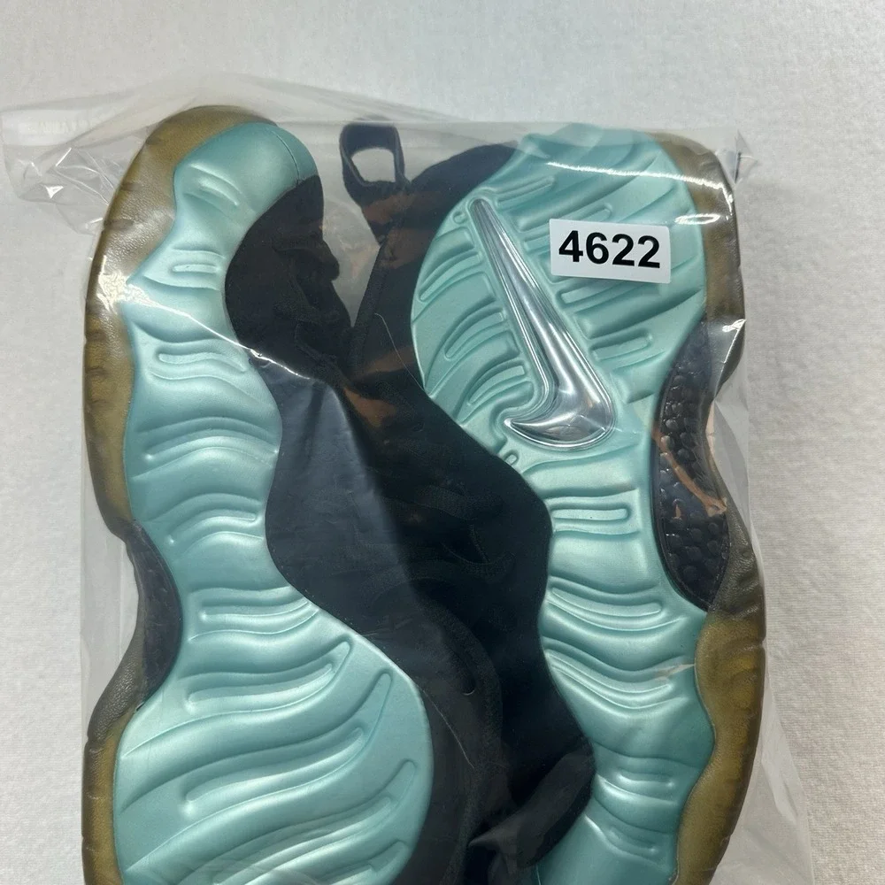 Nike‎ Air Foamposite Pro Island Green Chrome Size 9 Mens Sneakers